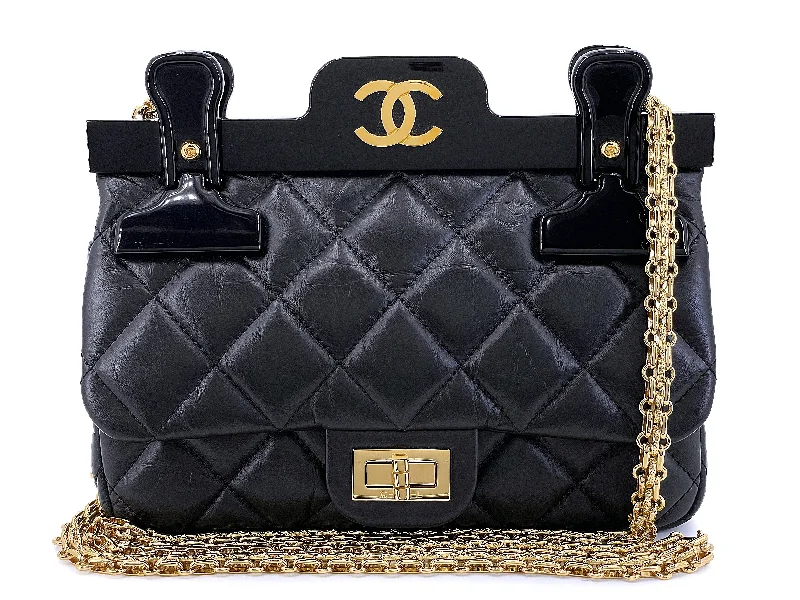 Rare Chanel 2016 Reissue "Hanger" Mini Flap Bag GHW