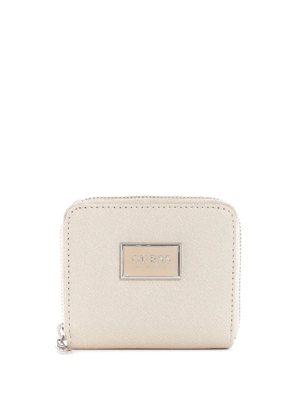 Abree Glitter Small Zip-Around Wallet