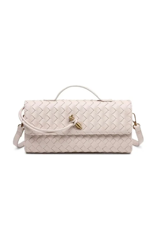 ANDIAMO CREAM CLUTCH