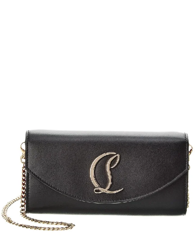 Christian Louboutin Loubi54 Leather Wallet On Chain