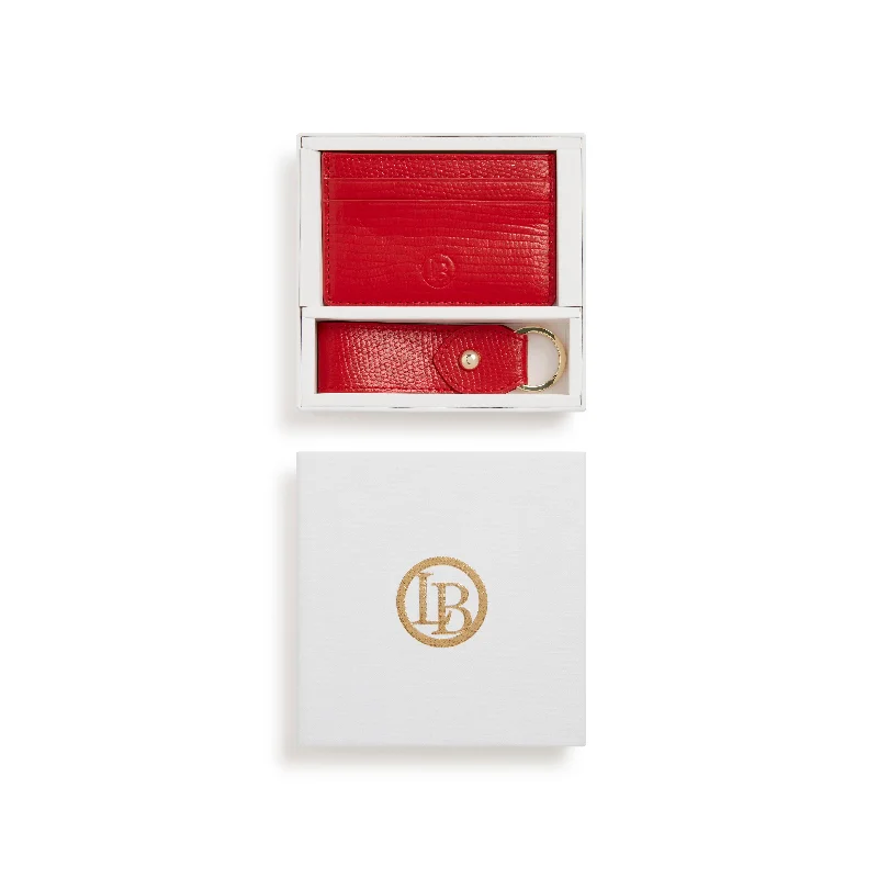 Juniper Red CC holder & Key chain Gift Box