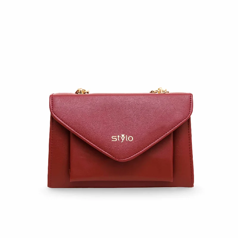 Maroon Casual Shoulder Bag P55480