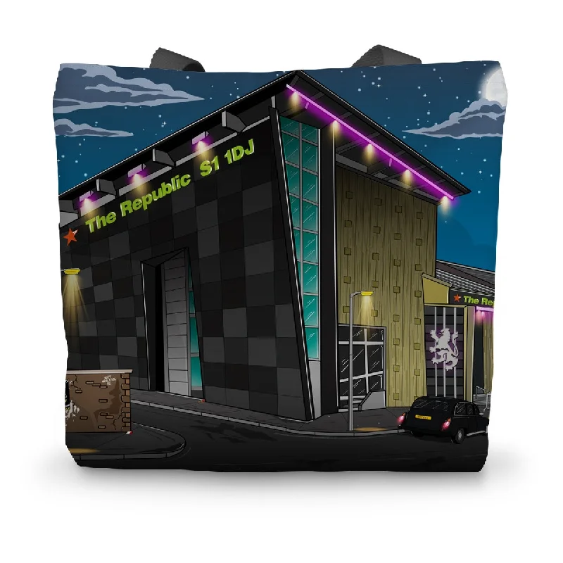 Republic - Gatecrasher S1 1DJ Canvas Tote Bag