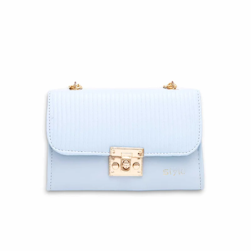 Sky Blue Casual Shoulder Bag P55481