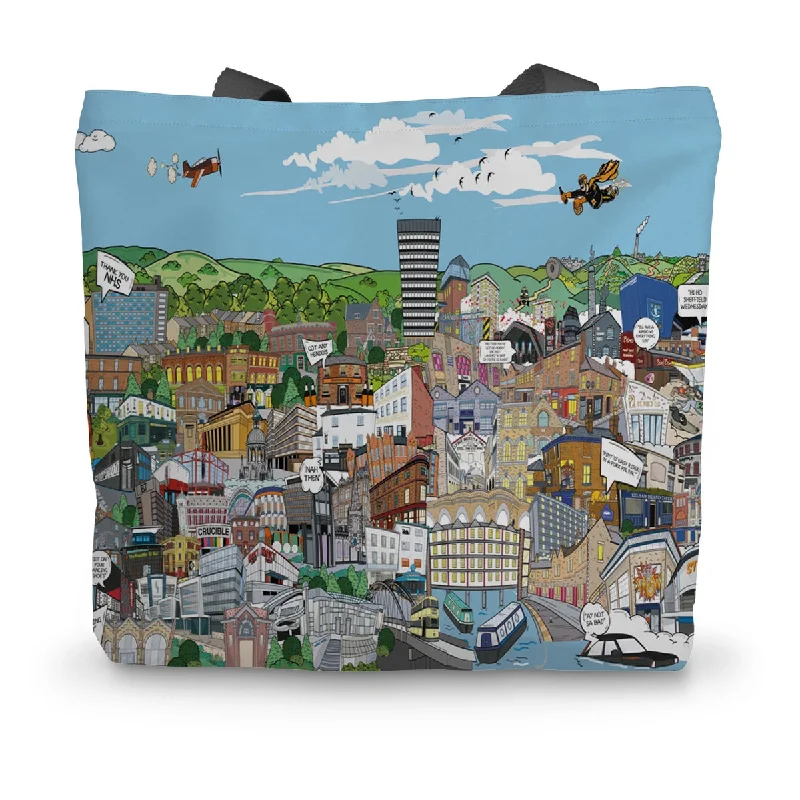 The Sheffield Scene Canvas Tote Bag