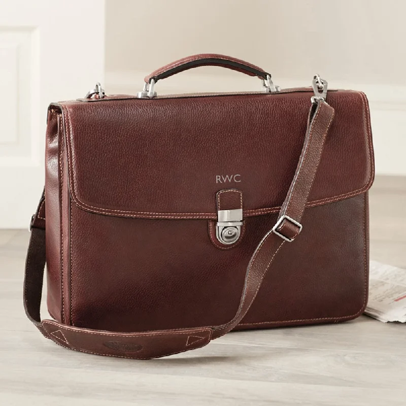 Classico Gusset Flap Briefcase