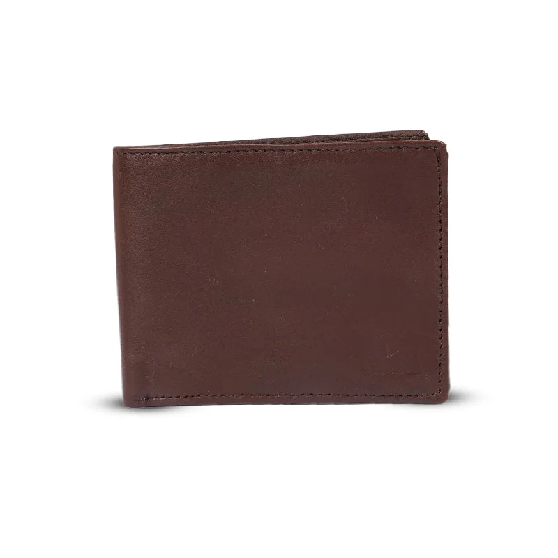 Men's Slim Brown Leather Wallet