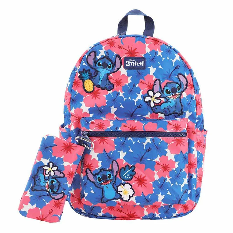 Disney Stitch Travel Youth Pouch & Backpack Set