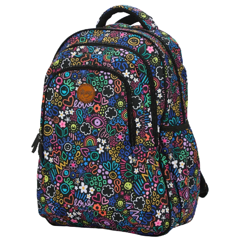 Doodle Large School Backpack