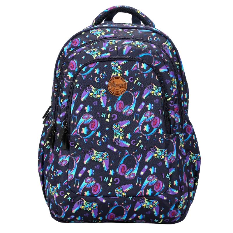 Girl Gaming Large School Backpack