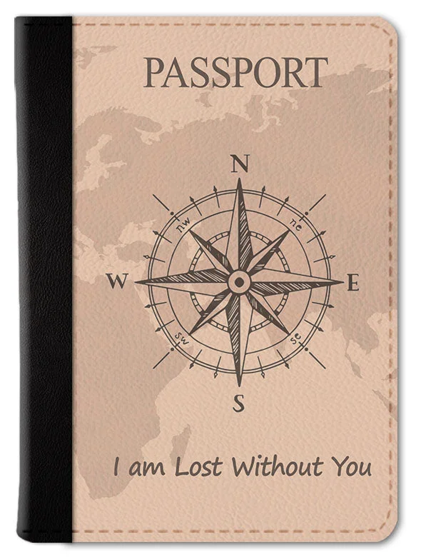 I'm Lost Without You Passport Wallet