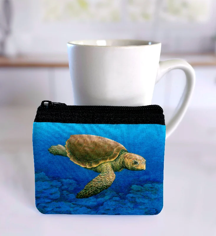 Loggerhead Turtle Coin Bag