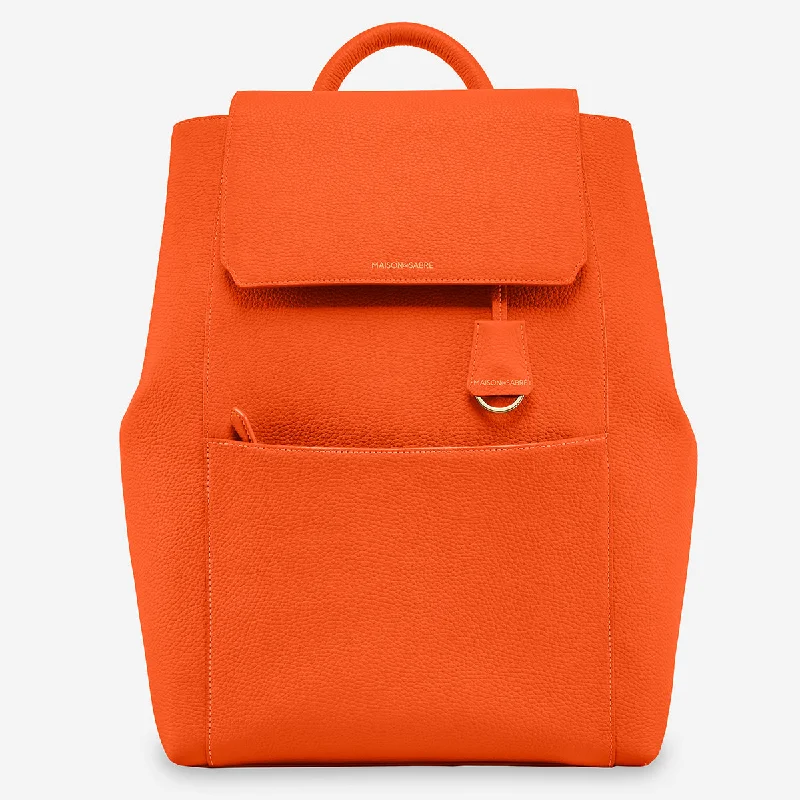 The Large Soft Backpack - Manhattan Orange